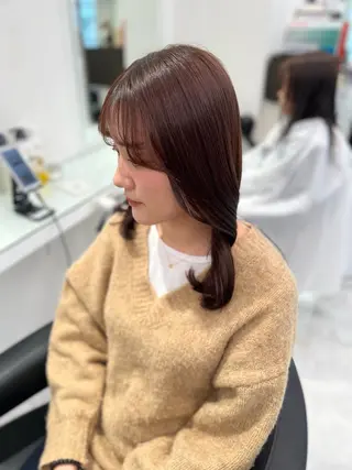 カラー ブリーチなし透明感 💗RYOTAのヘアスタイル