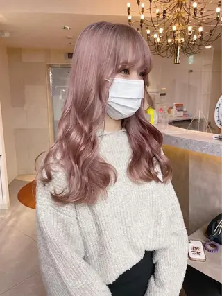 カラー ウルフとハイトーン みっちー✂️のヘアスタイル