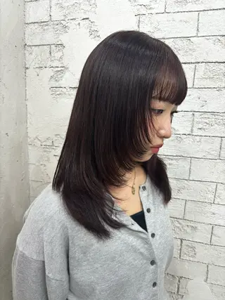 ミディアム 韓国レイヤーカット/ 🩶HARUKA🩶のヘアスタイル