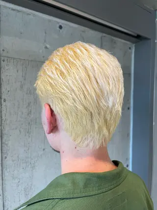 メンズ 髪質改善・艶カラー・ ボブ・リクト💥のヘアスタイル