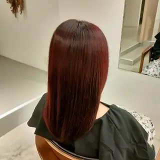 セミロング カラー ❁︎NOAN❁︎ レイヤーカットのヘアスタイル