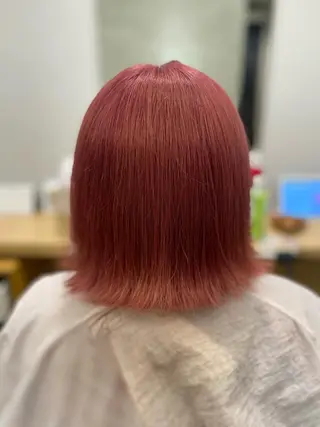 ミディアム 透明感🫧/ブリーチ /永田　汰伊智のヘアスタイル