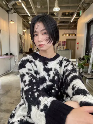 ショート カラー ness ネスのヘアスタイル