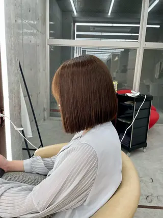 ミディアム 似合わせボブ🌺 艶髪特化💗村松優斗のヘアスタイル