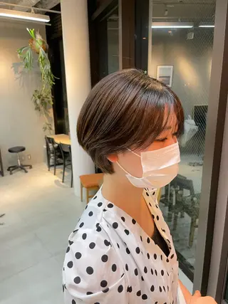 ショート mee.表参道所属・ボブ/ショート /パーマ/shinのヘアスタイル