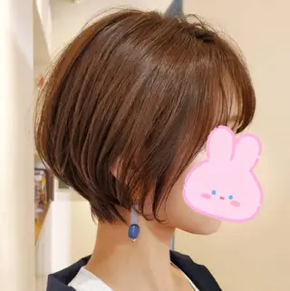 ショート アミーベル🧸🧡 廿日市本店のヘアスタイル