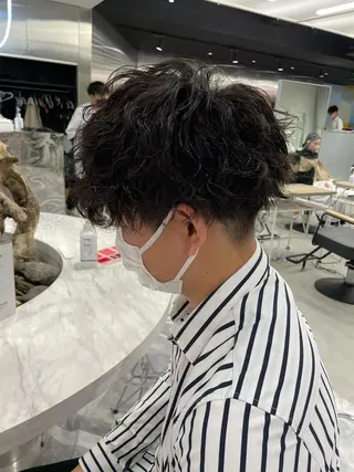 パーマ メンズ モモ 🍑のマツエク・マツパデザイン