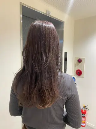 セミロング カラー ヘアアレンジ ボブ /ニュアンス/ satomi🧸💖のヘアスタイル