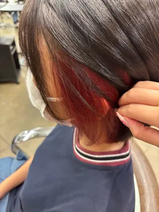 カラー みやもと みくのヘアスタイル