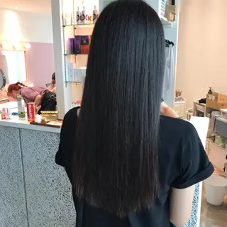 ロング 所渉/韓国レイヤー /ウルフカットのヘアスタイル