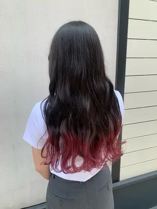 ロング カラー ヘアアレンジ yuka .のヘアスタイル