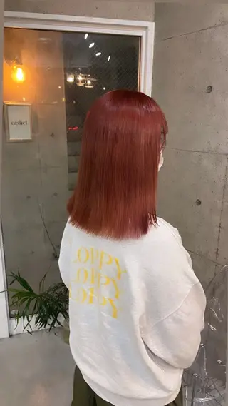 セミロング カラー cashel所属・安井 楓琳のヘアスタイル