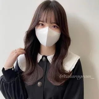 セミロング カラー AFLOAT TOKYOのヘアスタイル