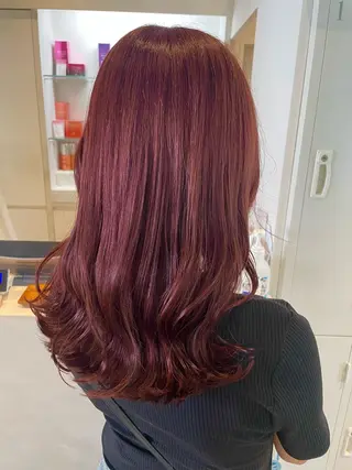 セミロング 中山 凪沙のヘアスタイル