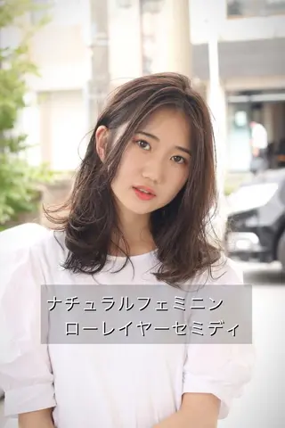 セミロング カラー ✂️似合わせの魔術師 石田一樹✂️のヘアスタイル