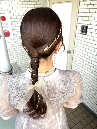 ヘアアレンジ 大人可愛いヘアメイク 💋🧚‍♀️しずかのヘアスタイル