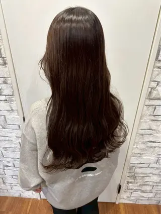 セミロング りな/ツヤカラー/ 豊橋美容院のヘアスタイル