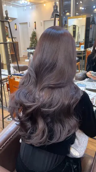 ロング カラー kahona/カラー /縮毛矯正/銀座のヘアスタイル