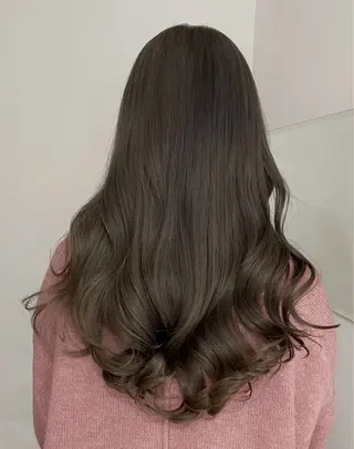 ロング カラー グレージュ/ベージュ /経堂/sana🌱のヘアスタイル