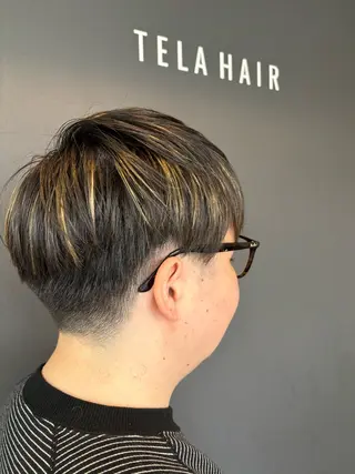 ショート カラー メンズ特化🐺本田 昂之のヘアスタイル