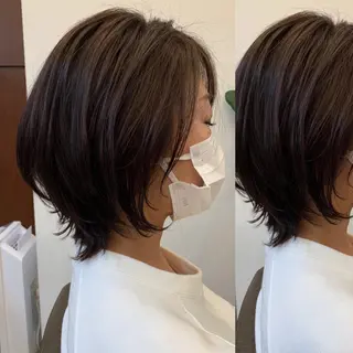 ショート カラー 三ツ井凌 【ヘアケアサロン】のヘアスタイル