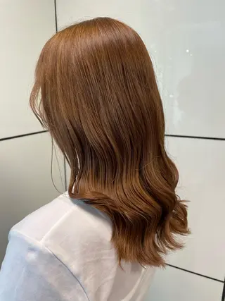 セミロング カラー メンズ/艶髪/カラー サクラ🌸のヘアスタイル