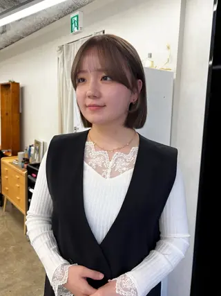 ミディアム カラー Kiji所属・Kiji kannaのヘアスタイル