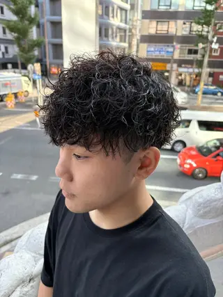 パーマ メンズ 梅田/全パーマ特化/ ケアパーマ特化/秋本のヘアスタイル