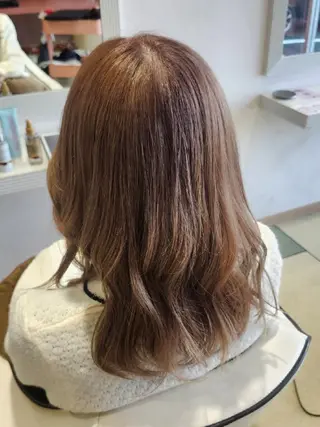 セミロング 暖色カラー/髪質改善 /メンズ🧡莉南のヘアスタイル