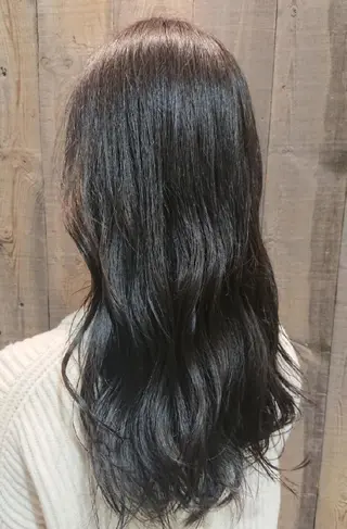 ロング カラー スタイリスト 川添 のヘアスタイル
