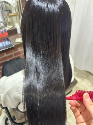 ロング カラー 森 麻衣葉のヘアスタイル