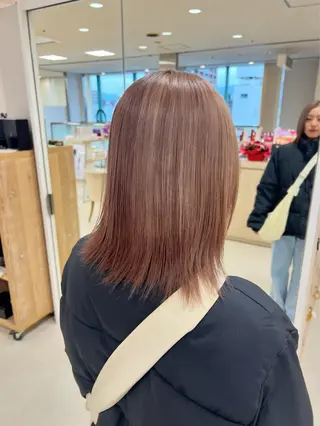 カラー 💜暖色系カラー/ ブリーチカラー💜のヘアスタイル