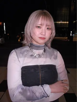 ショート カラー 柔らかい艶暖色 特化🫧姫汝のヘアスタイル