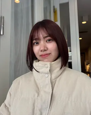 ミディアム ダメージレスのパーマ 縮毛ブリーチMICOのヘアスタイル