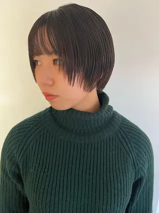 ショート ブリーチカラー🎀 韓国風/寺門美優のヘアスタイル