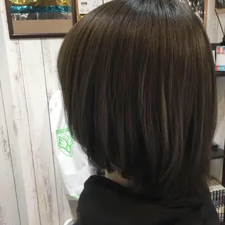 ミディアム カラー 金崎 新吾のヘアスタイル