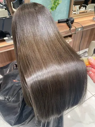 ロング カラー 🧸レイヤーカット 🤎店長anju🪽のヘアスタイル