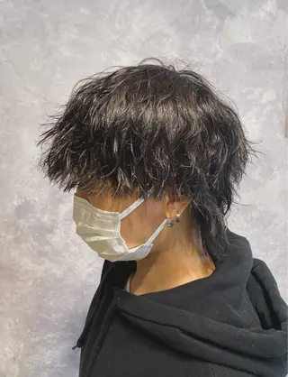 ショート パーマ メンズ SOiL 安藤優樹のヘアスタイル