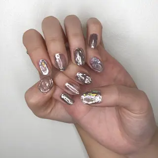 ネイル 【淡色color/ nail】maikoのネイルデザイン