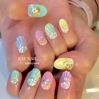 ネイル Arowa 伊田のネイルデザイン