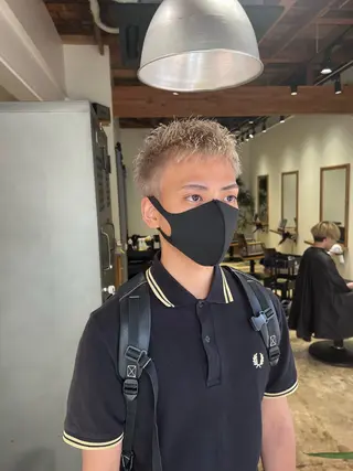 ショート カラー nishido ハイライト/海外ヘアのヘアスタイル