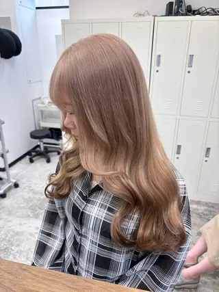 カラー 🌸ハイトーンカラー ゆずな 🌸のヘアスタイル