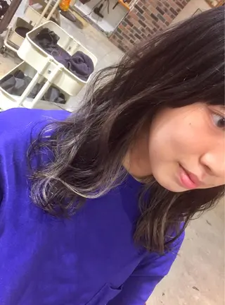 ロング カラー 竹嶌 健吾のヘアスタイル