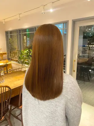 セミロング カラー ‎🤍透明感カラー 【仙川】セリナ‎🤍のヘアスタイル