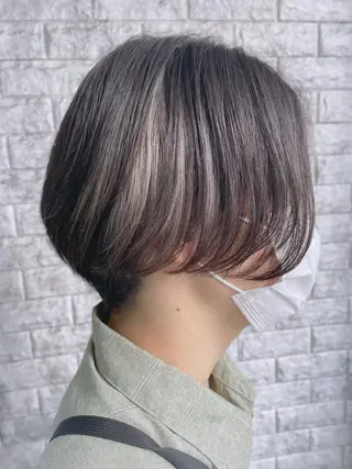 ミディアム カラー メンズ EMANON新宿南口所属・ケアブリーチ×艶カラ ー️🫧Shioriのヘアスタイル