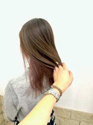 セミロング カラー 相武台ショート特化 💐川崎希💐のヘアスタイル