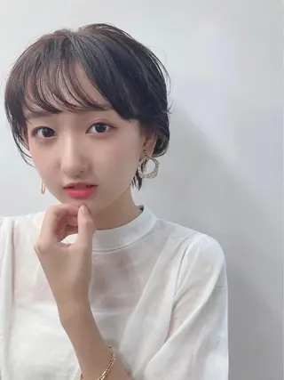 ミディアム カラー パーマ ヘアアレンジ 【公式】amble luxe池袋東口🩷のヘアスタイル