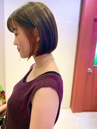 ショート LOREN＋透明感 オリーブhirokoのヘアスタイル