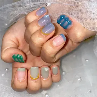 ネイル I P'ink nail salon所属・I pinknail 韓国風·持ち込み専門のネイルデザイン