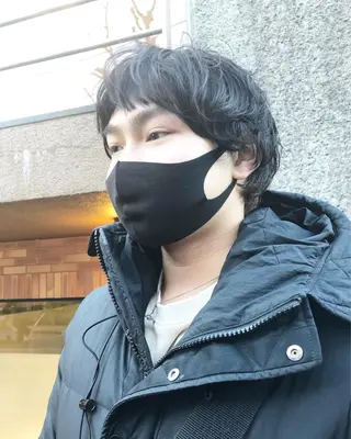 パーマ ヘアアレンジ メンズ ainico+所属・メンズ特化✂️栗原 侑也のヘアスタイル